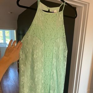 Alya green summer dress